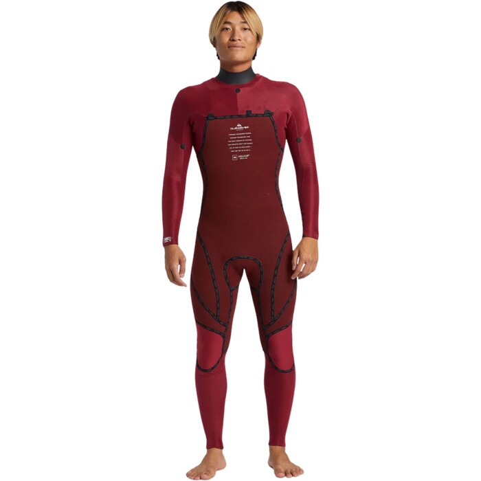 2024 Quiksilver Mens Mercury 4/3mm Chest Zip Wetsuit AQYW103116 - Olympian Blue